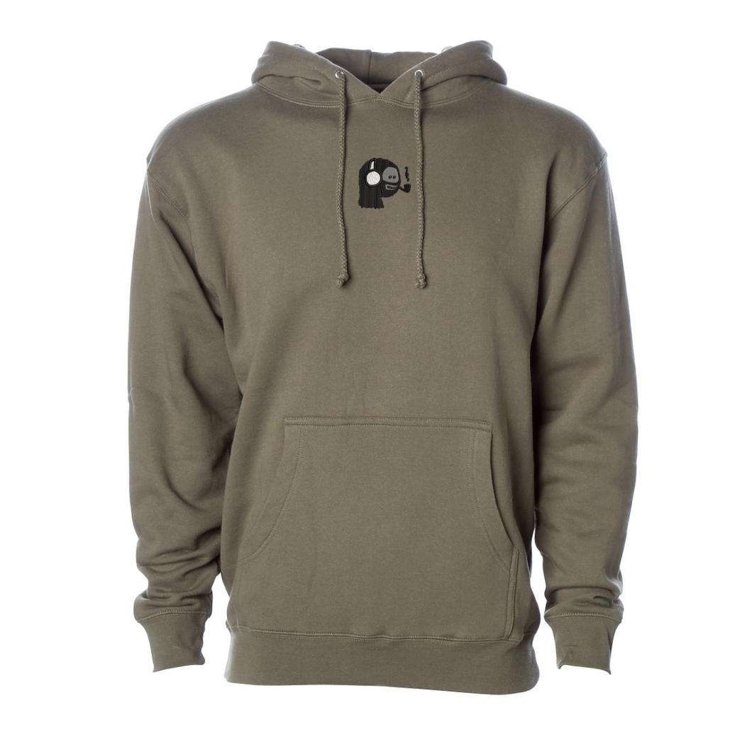 Mfers Hoodie with Pipe - (Choose Color)